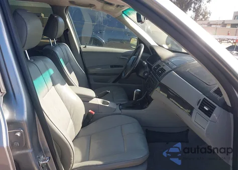 2007 BMW X3 3.0Si из США, поврежденный, VIN WBXPC934X7WF23967